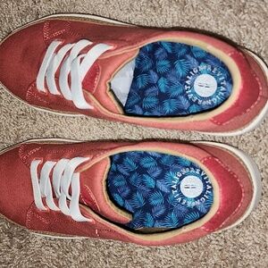 Spenco Women’s Hermosa Coral Slip On Canvas Tennis Shoes